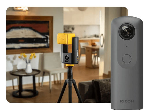 Camera permettant de créer des visites virtuelles