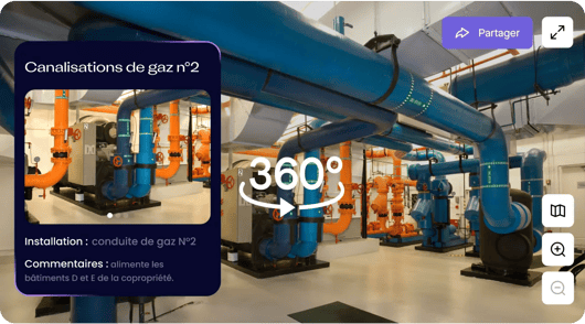 Visite virtuelle des canalisations de gaz